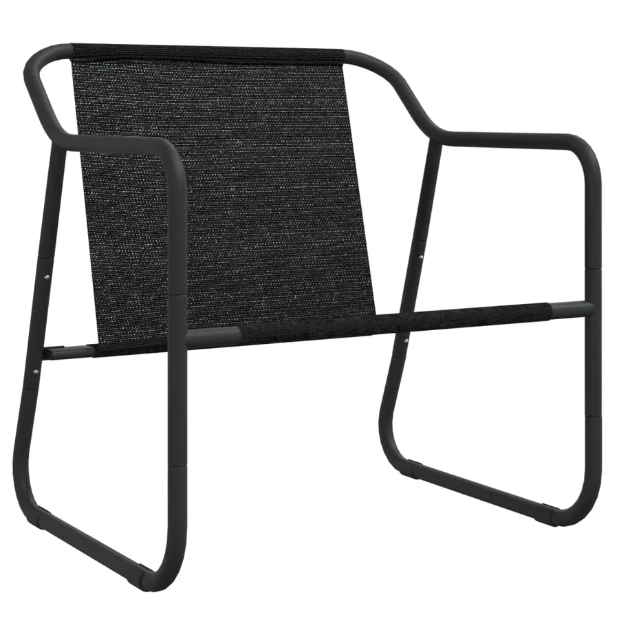 Salon de jardin avec coussins 4 pcs anthracite acier - 7
