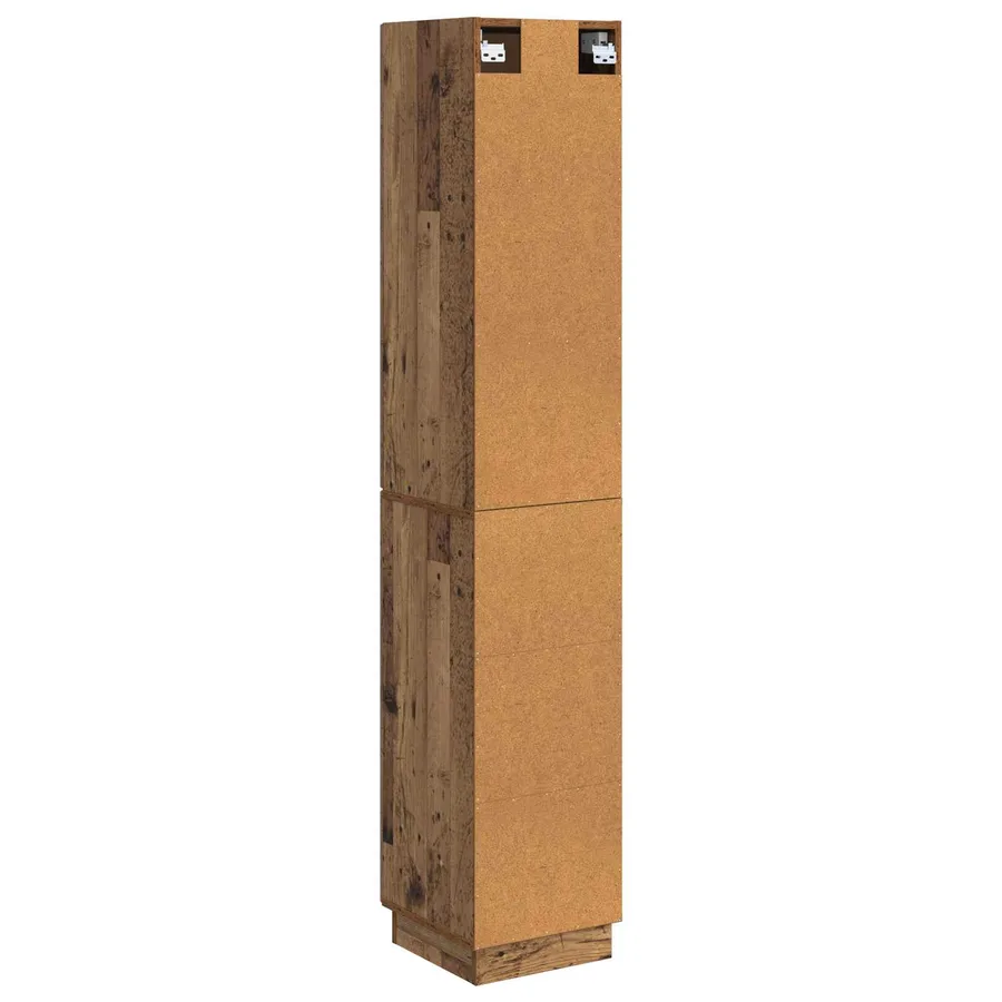 Ensemble de Meubles 2 pcs Bois ancien Bois d'ingénierie - 7