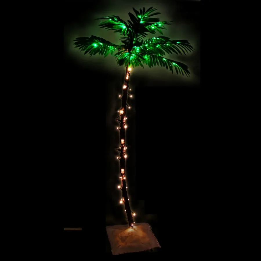 Palmier à LED 88 LED Blanc chaud 150 cm - 3