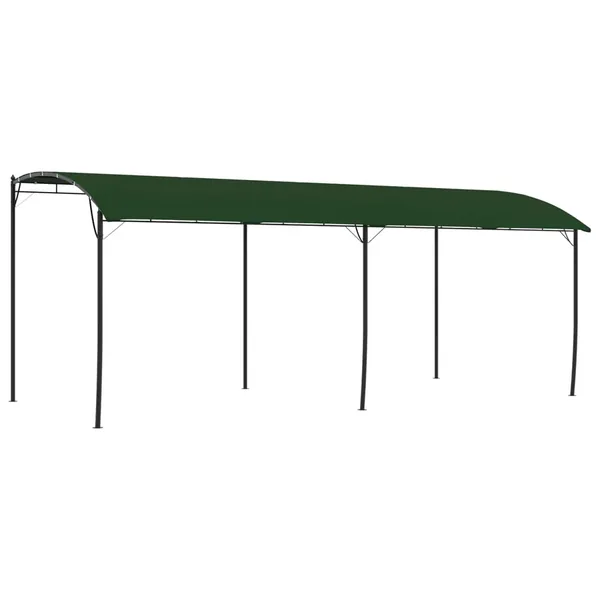 Pavillon 6 x 3 x 2,55 m Vert Acier enduit de poudre et tissu