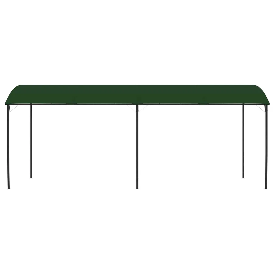 Pavillon 6 x 3 x 2,55 m Vert Acier enduit de poudre et tissu - 2