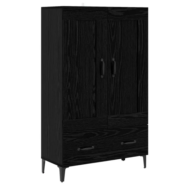 Haut Armoire Chêne noir 70 x 31 x 115 cm Bois d'ingénierie