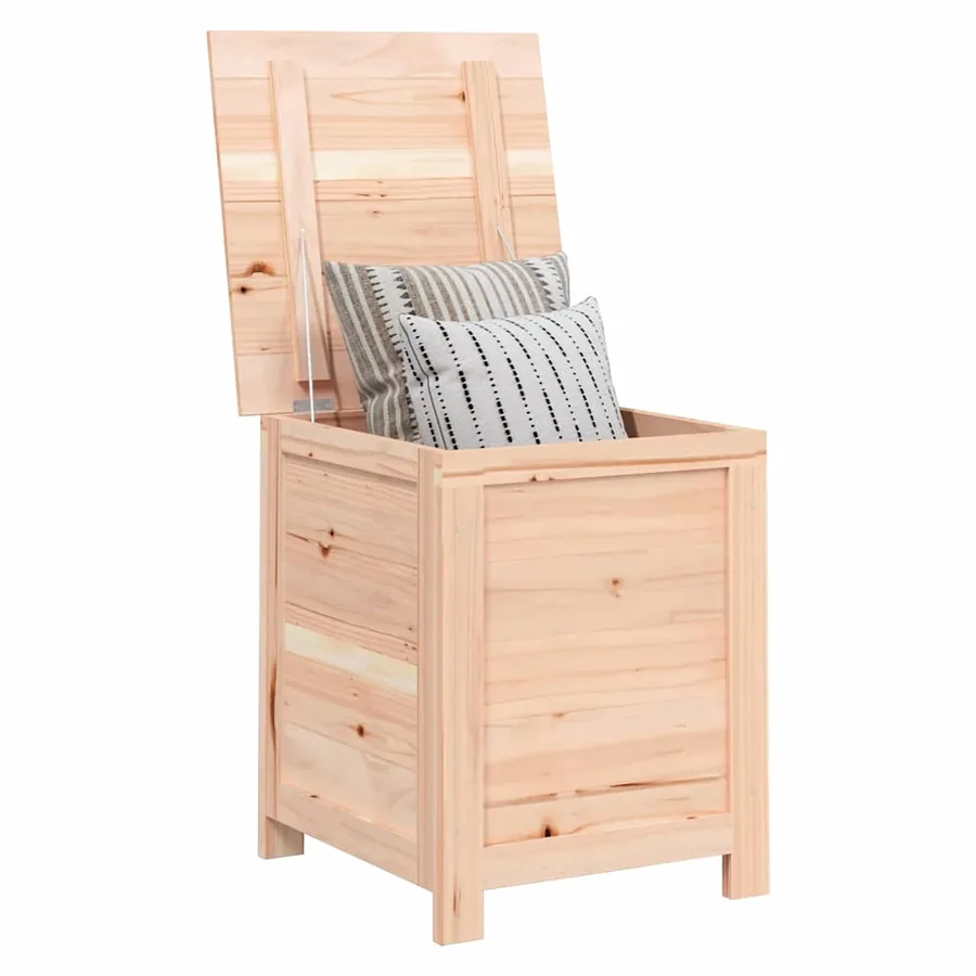 Boîte à coussins d'extérieur 50x50x56 cm Bois de sapin massif - 3