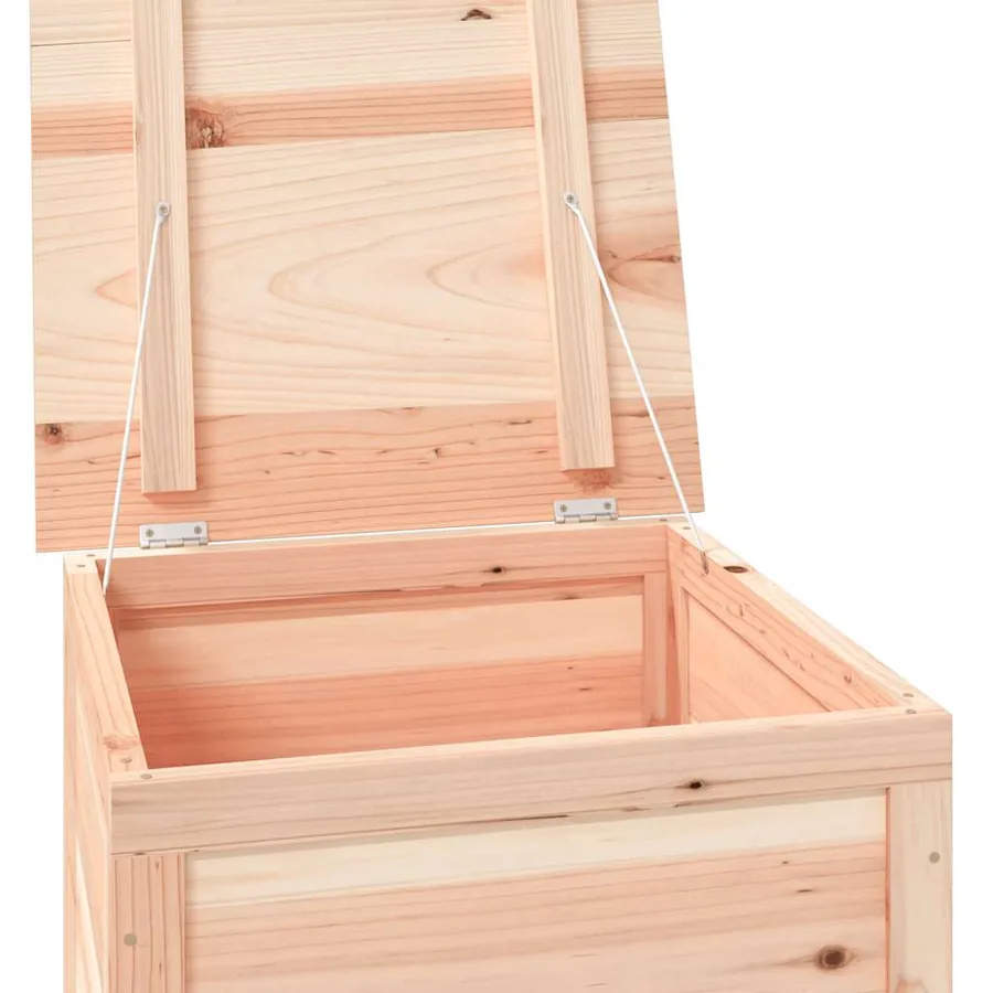 Boîte à coussins d'extérieur 50x50x56 cm Bois de sapin massif - 7