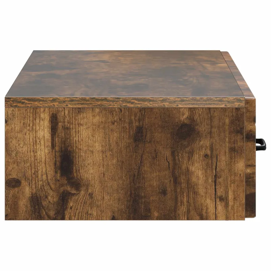 Table d'appoint murale Chêne fumé 87,5 x 34,5 x 17 cm - 6