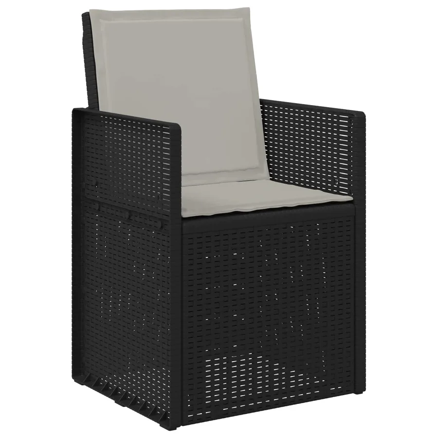 Chaises de jardin salle à manger 2 pcs Anthracite et Gris clair - 4
