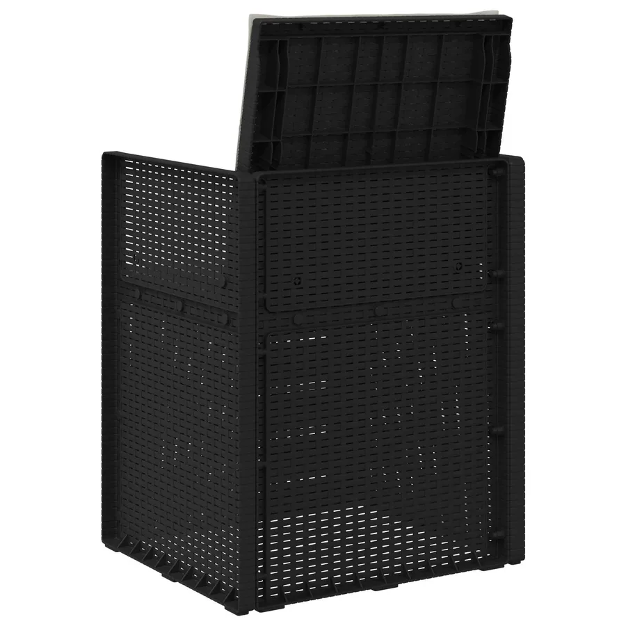 Chaises de jardin salle à manger 2 pcs Anthracite et Gris clair - 7