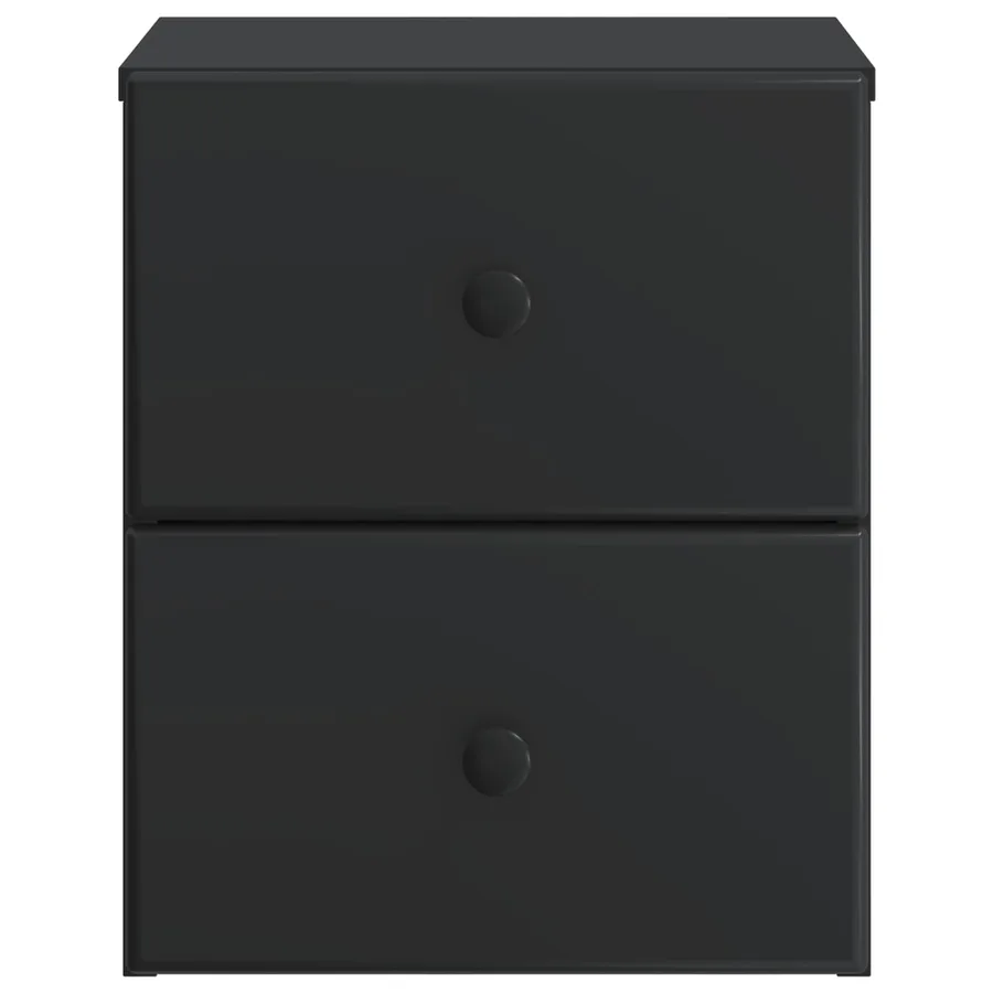 Cabinet de chevet mural 2 pcs Noir 34,5 x 33 x 40 cm - 7