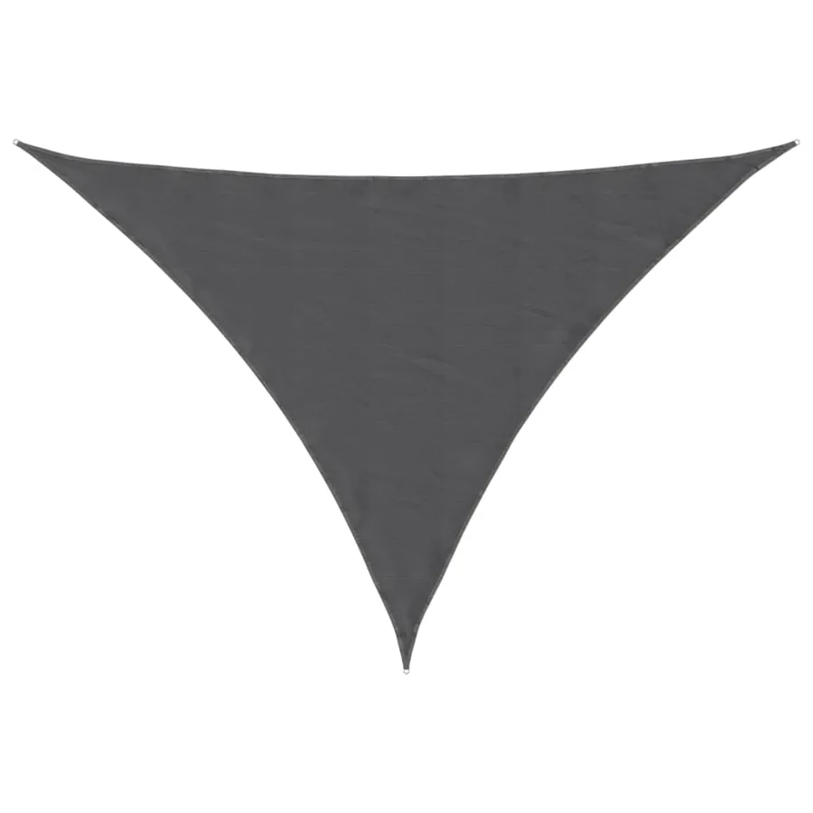 Voile de parasol tissu oxford triangulaire 3x4x5 m anthracite - 2