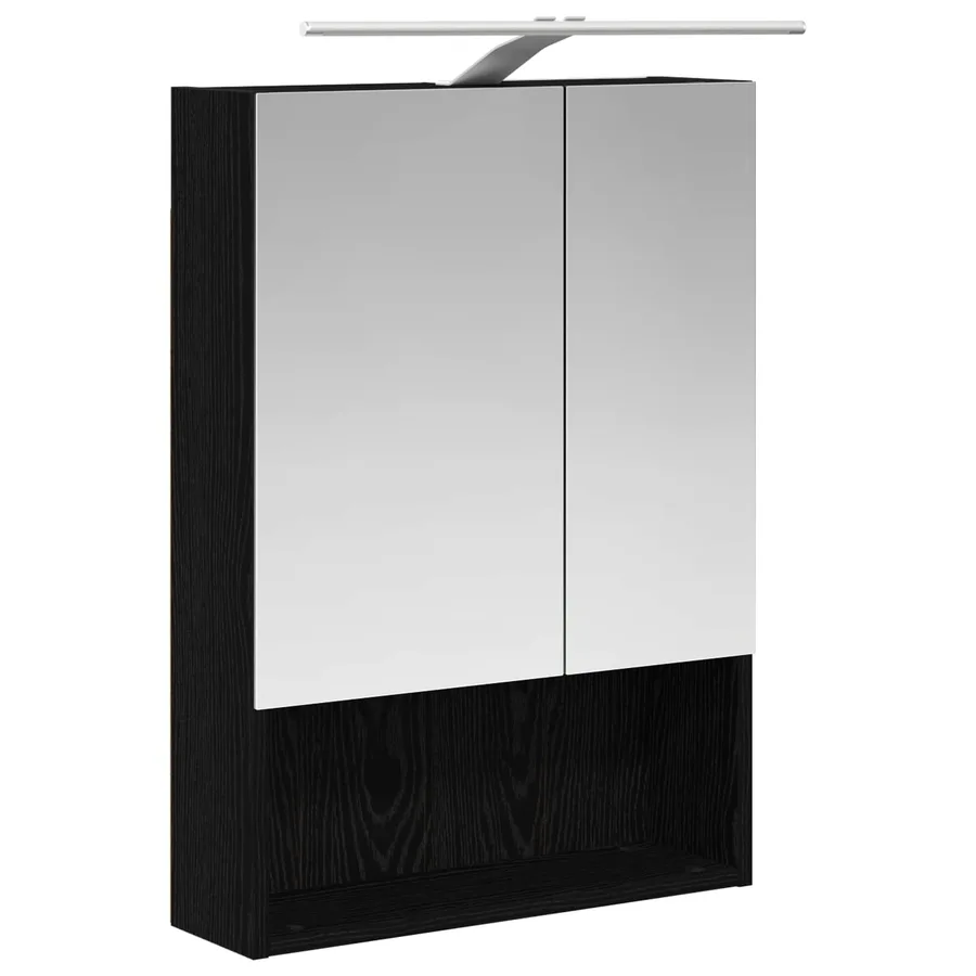 Ensemble de mobilier de salle de bain 5 pcs Chêne noir - 7