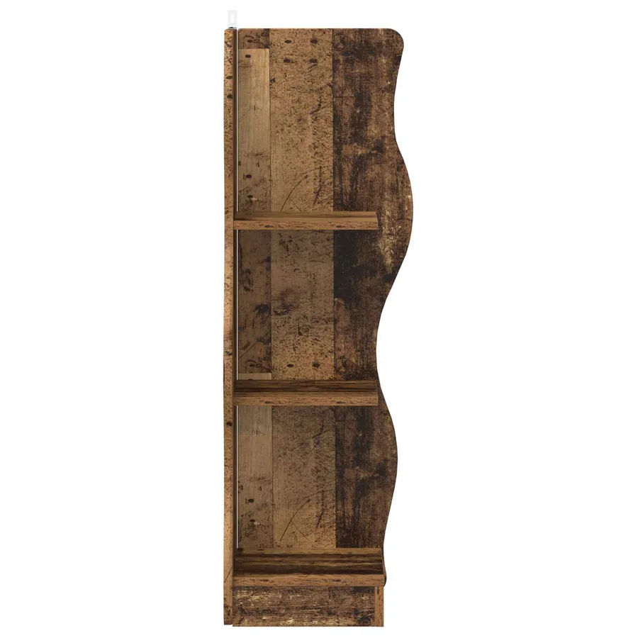 Étagère d'angle Bois ancien 34 x 33 x 102 cm Bois d'ingénierie - 4
