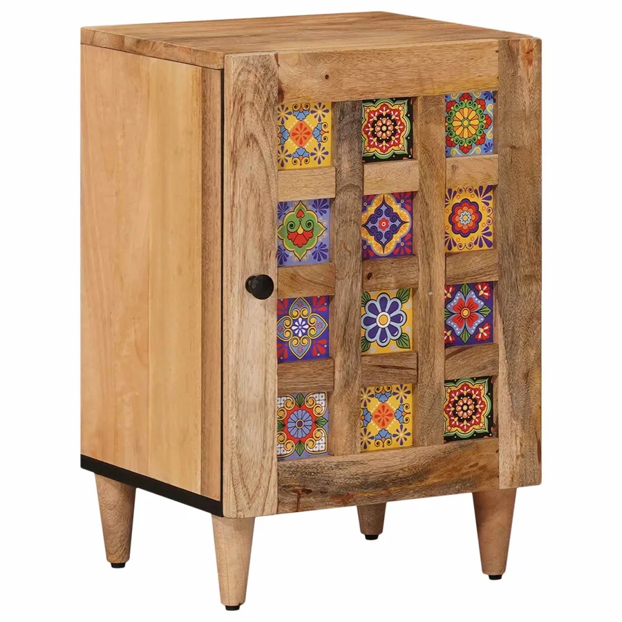 Ensemble de mobilier de salle de bain avec tiroir 4 pcs Naturel - 6