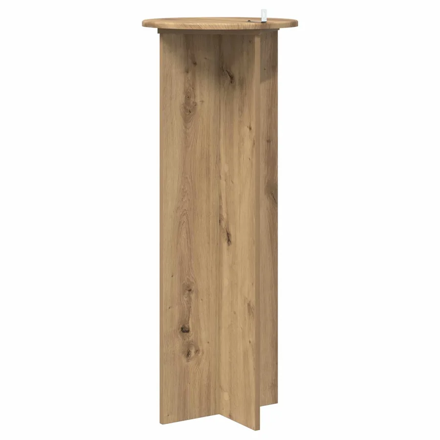 Support de Plante 2 pc Chêne artisanal Ø40 x 100 cm - 9