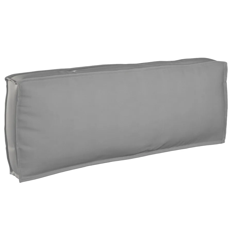 Ensemble de Canapés Uni 4 pcs Gris Bois d'Acacia Massif - 7