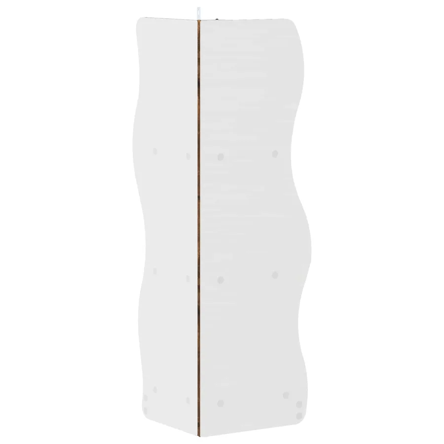 Étagère d'angle Chêne fumé 34 x 33 x 102 cm Bois d'ingénierie - 5