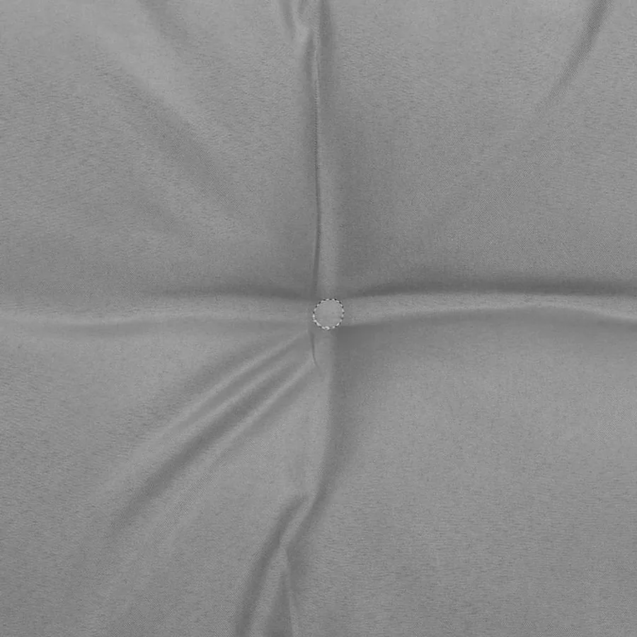 Repose-pied de jardin avec coussin Pin massif - 8