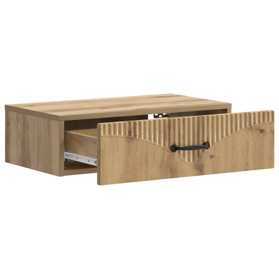 Table d'appoint murale 59 x 34,5 x 17 cm Bois d'ingénierie - 4