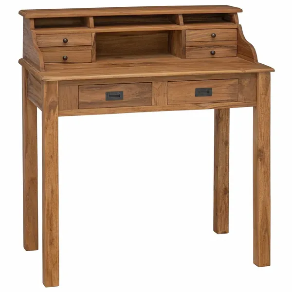 Bureau d'écriture avec tiroir Naturel 89,5 x 49,5 x 100 cm