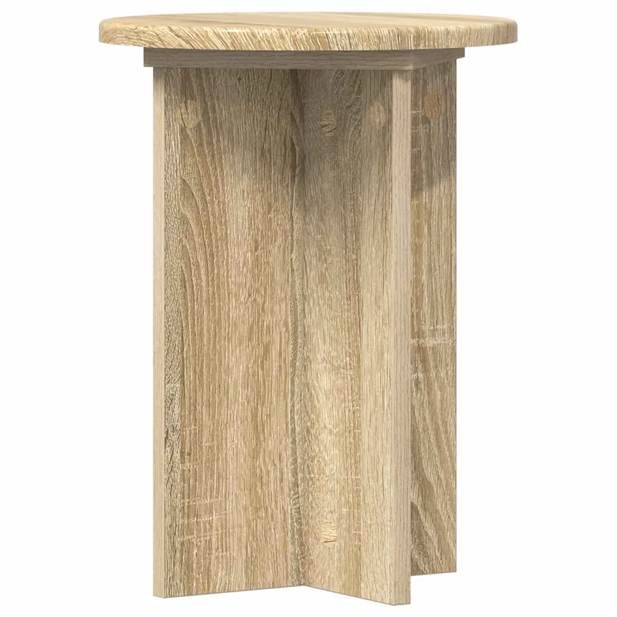 Support de Plante 2 pcs Chêne Sonoma Ø29,5 x 40 cm - 5