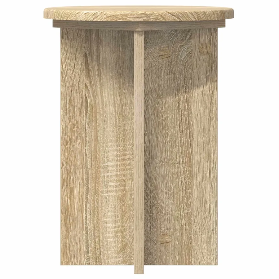 Support de Plante 2 pcs Chêne Sonoma Ø29,5 x 40 cm - 7