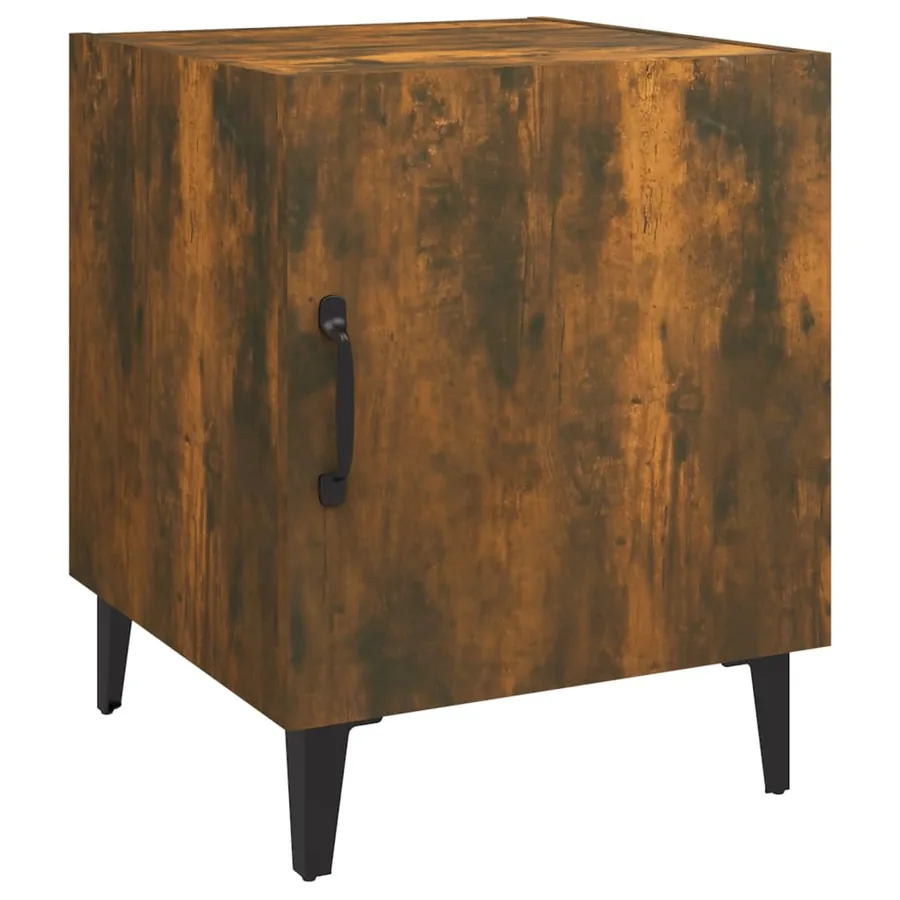 Table de chevet Chêne fumé Bois d'ingénierie - 2