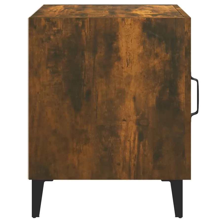 Table de chevet Chêne fumé Bois d'ingénierie - 4