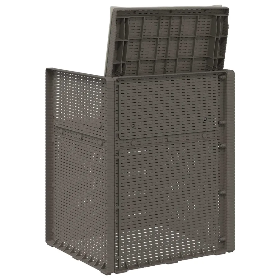 Chaises de jardin salle à manger 2 pcs Gris clair et anthracite - 20