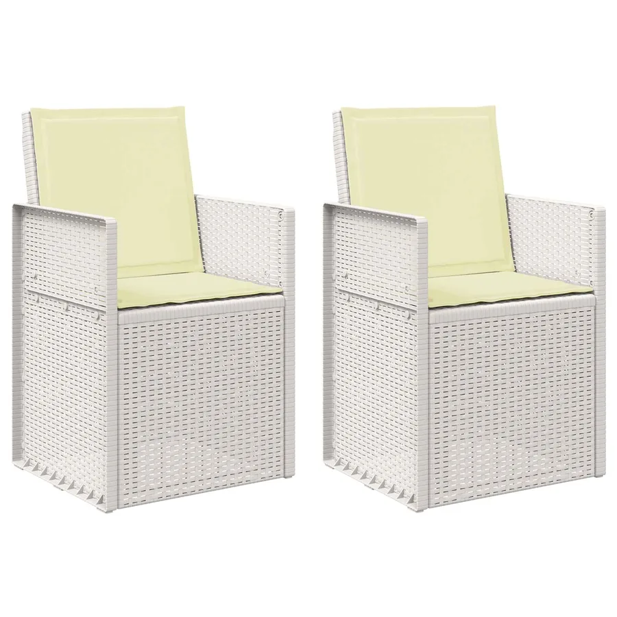 Chaises de jardin salle à manger 2 pcs Gris clair et anthracite - 28
