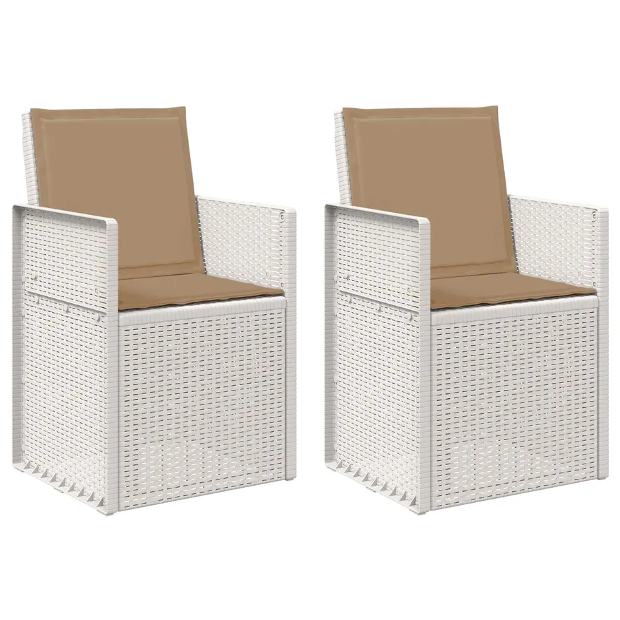 Chaises de jardin salle à manger 2 pcs Gris clair et anthracite - 41