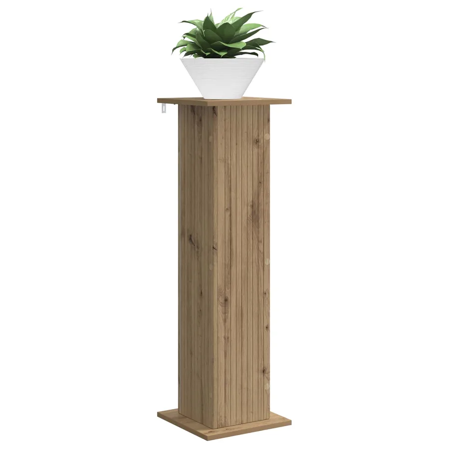 Support de Plante 2 pc Chêne artisanal 30,5 x 30 x 100,5 cm - 3