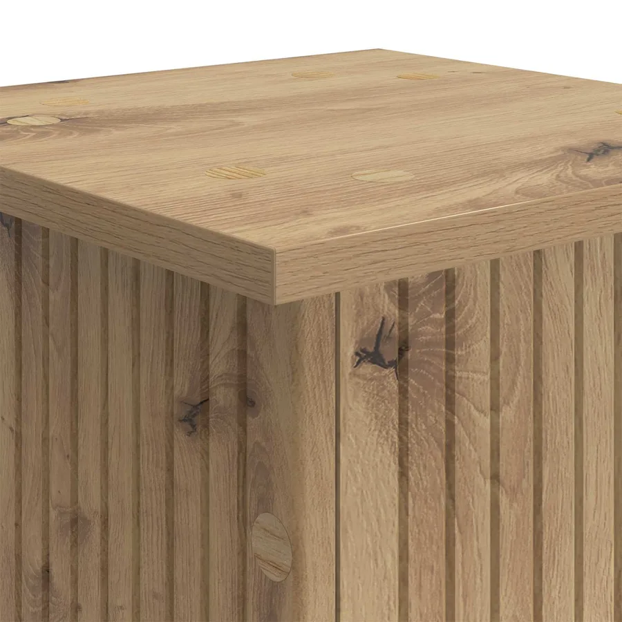 Support de Plante 2 pc Chêne artisanal 30,5 x 30 x 100,5 cm - 9