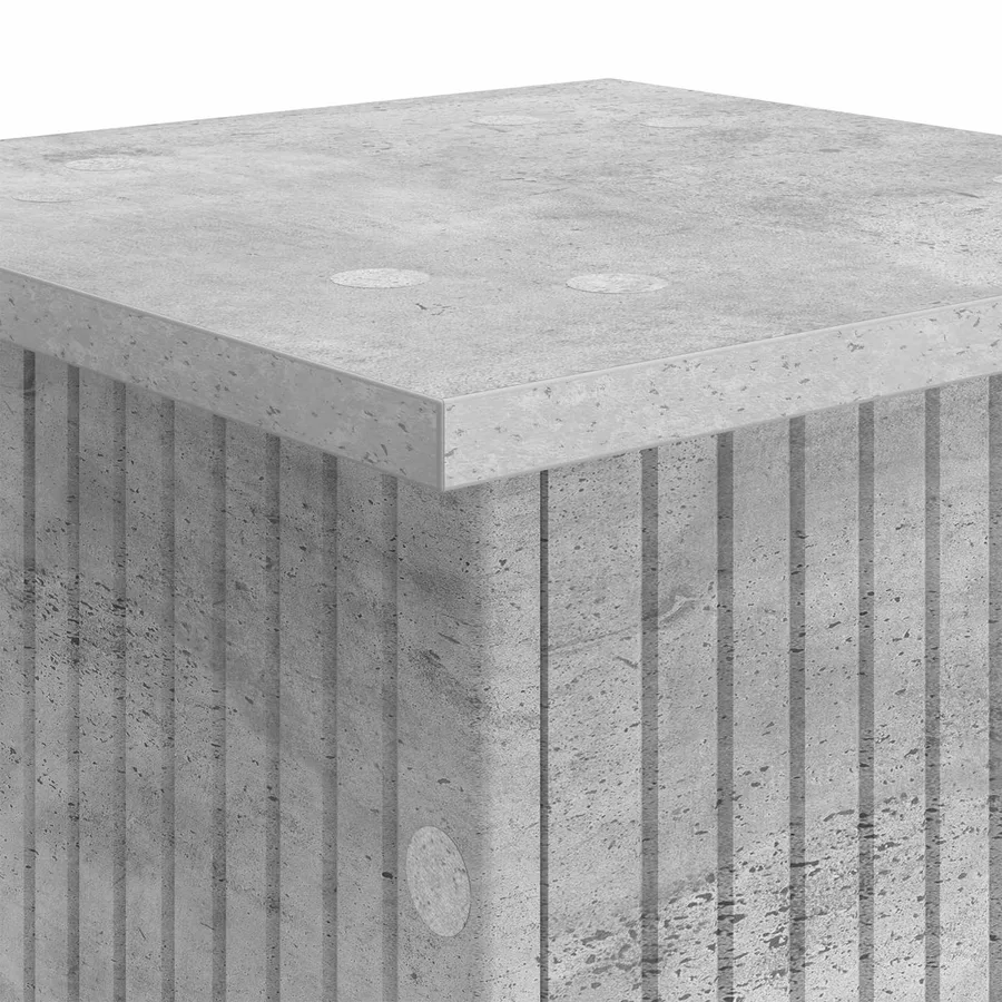 Support de Plante Gris béton 30,5 x 30 x 43 cm - 8