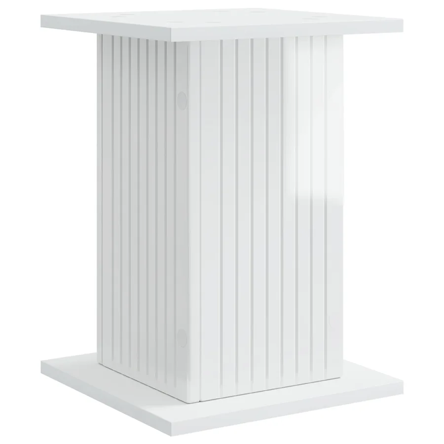 Support de Plante Blanc brillant 30,5 x 30 x 43 cm - 2
