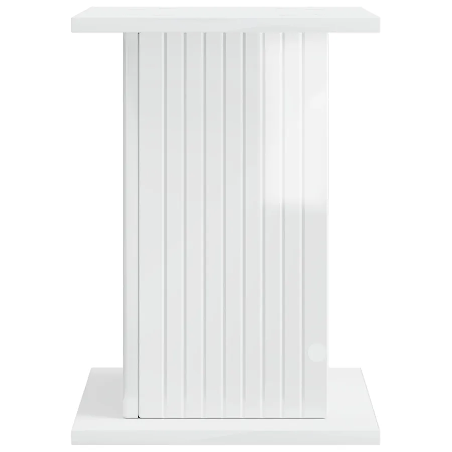 Support de Plante Blanc brillant 30,5 x 30 x 43 cm - 5