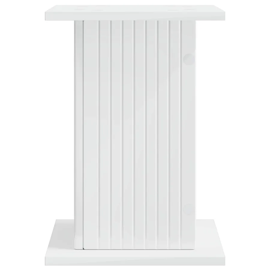Support de Plante Blanc brillant 30,5 x 30 x 43 cm - 6