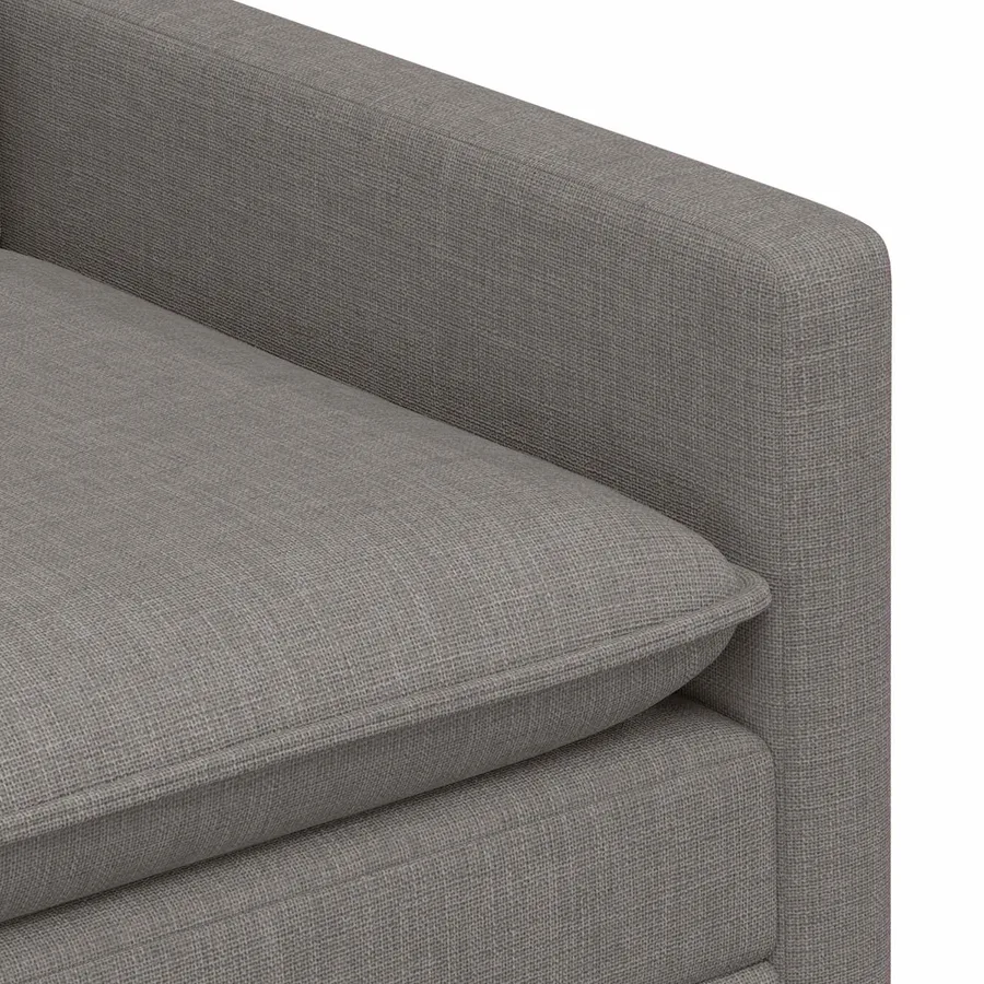 Canapé Taupe 156 x 81 x 87,5 cm Tissu - 6