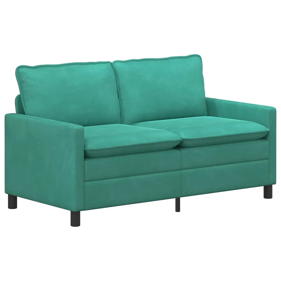 Canapé Turquoise 156 x 81 x 87,5 cm Velours - 2