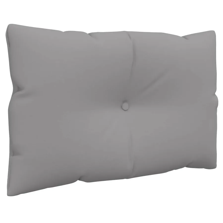 Coussins de palette lot de 2 gris tissu - 5