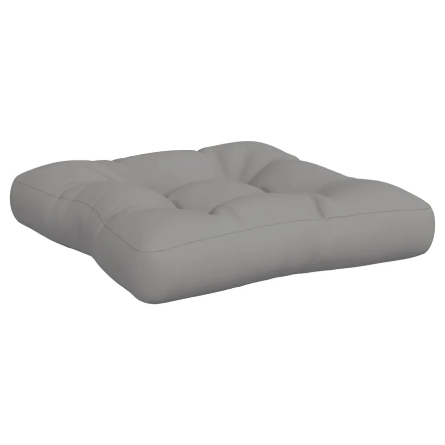 Coussins de palette lot de 2 gris tissu - 6
