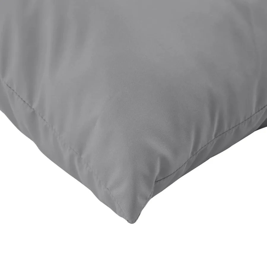 Coussins de palette lot de 2 gris tissu - 8