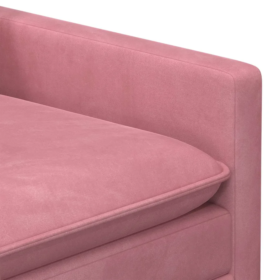 Canapé Rose 76 x 81 x 87,5 cm Velours - 6