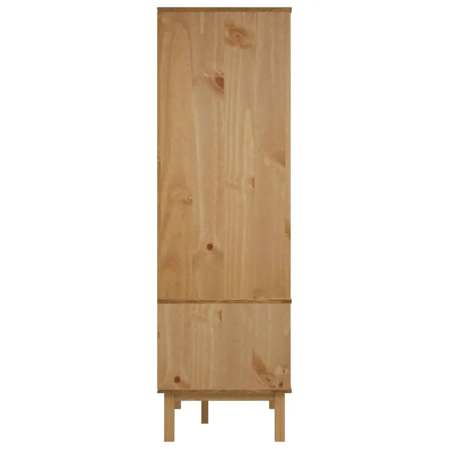 Armoire OTTA Noir 76,5 x 53 x 172 cm Bois de pin massif - 5