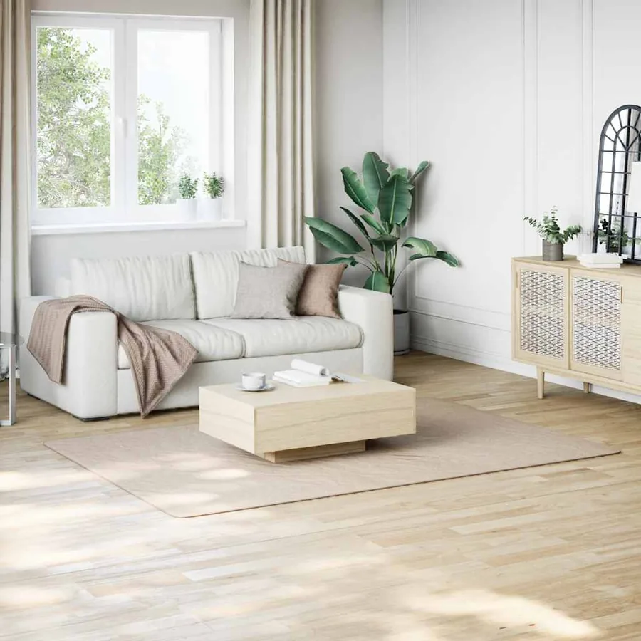 Tapis shaggy doux lavable 160x230 cm Antidérapant Beige