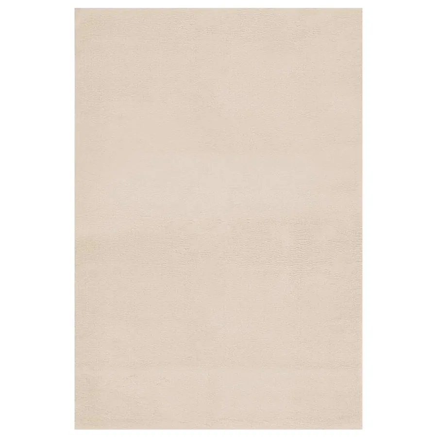Tapis shaggy doux lavable 160x230 cm Antidérapant Beige - 2