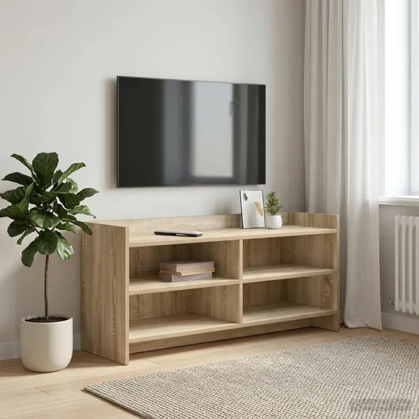 Meuble TV 100 x 33 x 47 cm Chêne Sonoma Bois d'ingénierie