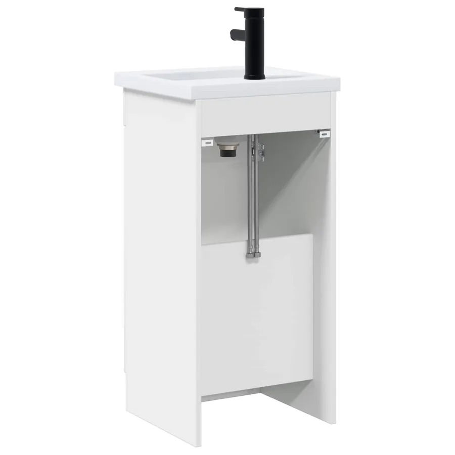 Meuble de salle de bain avec évier Blanc 42 x 40 x 84,5 cm - 6