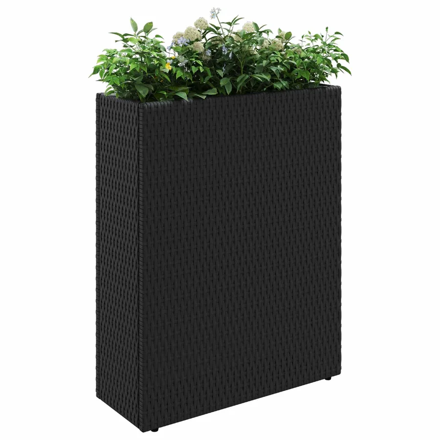 Grand Pot Noir 55 x 22 x 70 cm polyrotin - 3