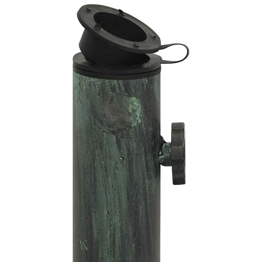 Socle de parasol Vert 40x40x32 cm Fonte - 8