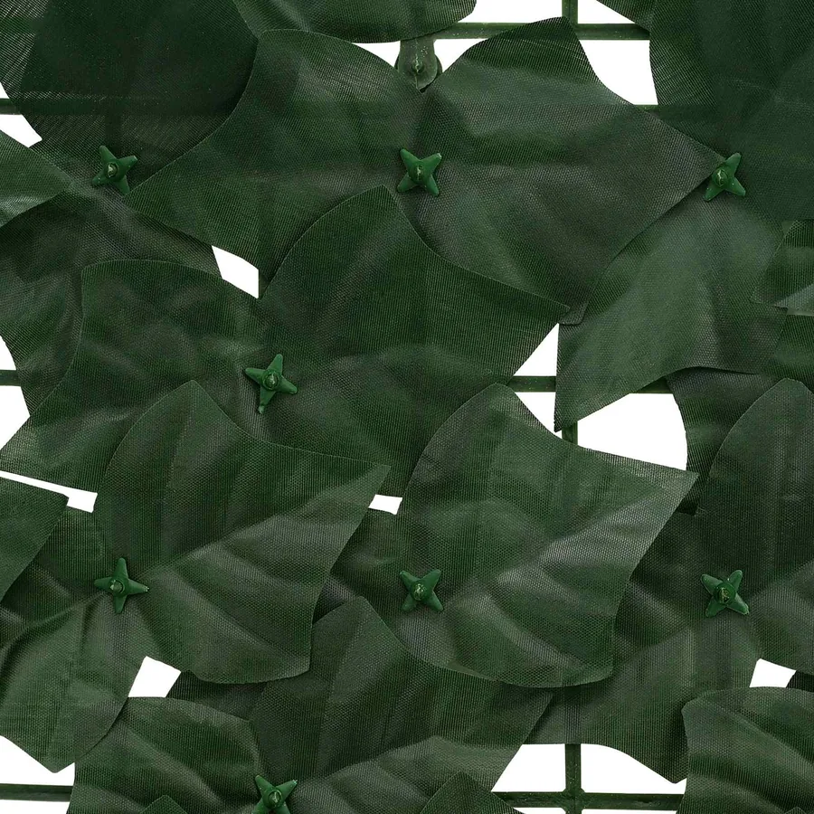 Écran de balcon avec feuilles Vert foncé 600 x 75 cm - 4