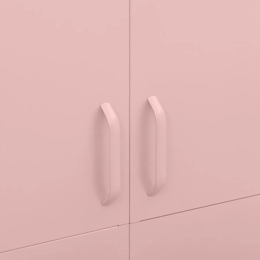 Garde-robe Rose 90x50x180 cm Acier - 7